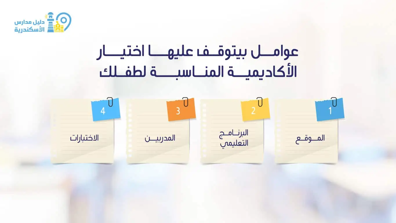عوامل يتوقف عليها اختيار الأكاديمية المناسبة لطفلك